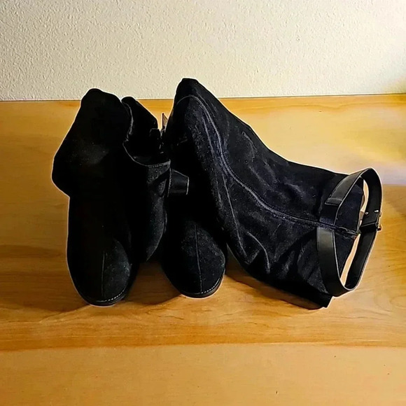 NWT Womens City Chic Genuine Leather Suede Leather Boot Lola sz 14 - Picture 1 of 9